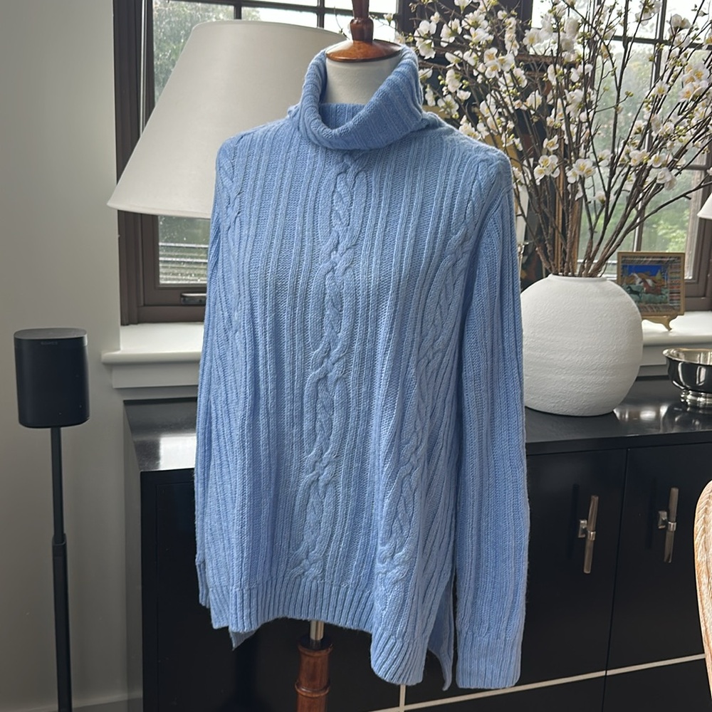 GRETCHEN SCOTT Cable Car Sweater XL